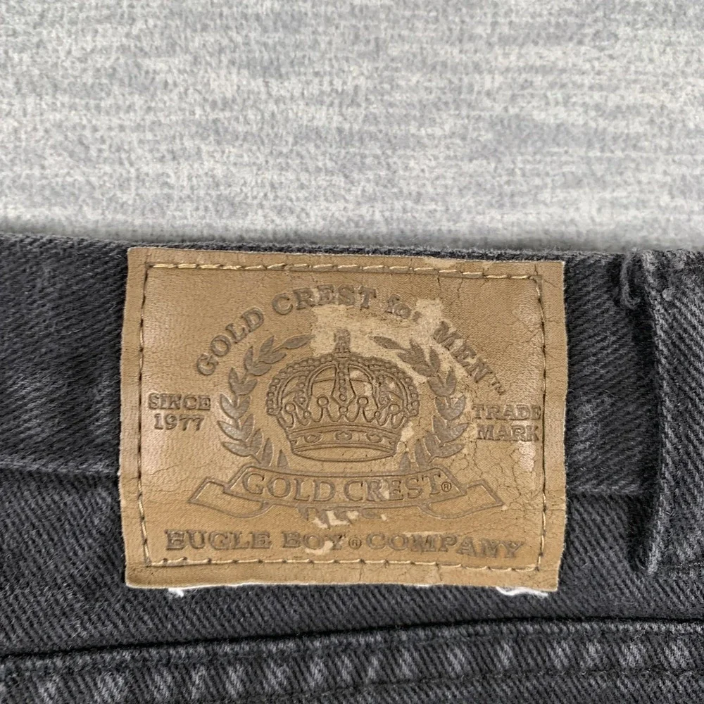Vintage Bugle Boy Company Jeans Mens 38x30‎ Gray 740 Relaxed Straight Denim 90s